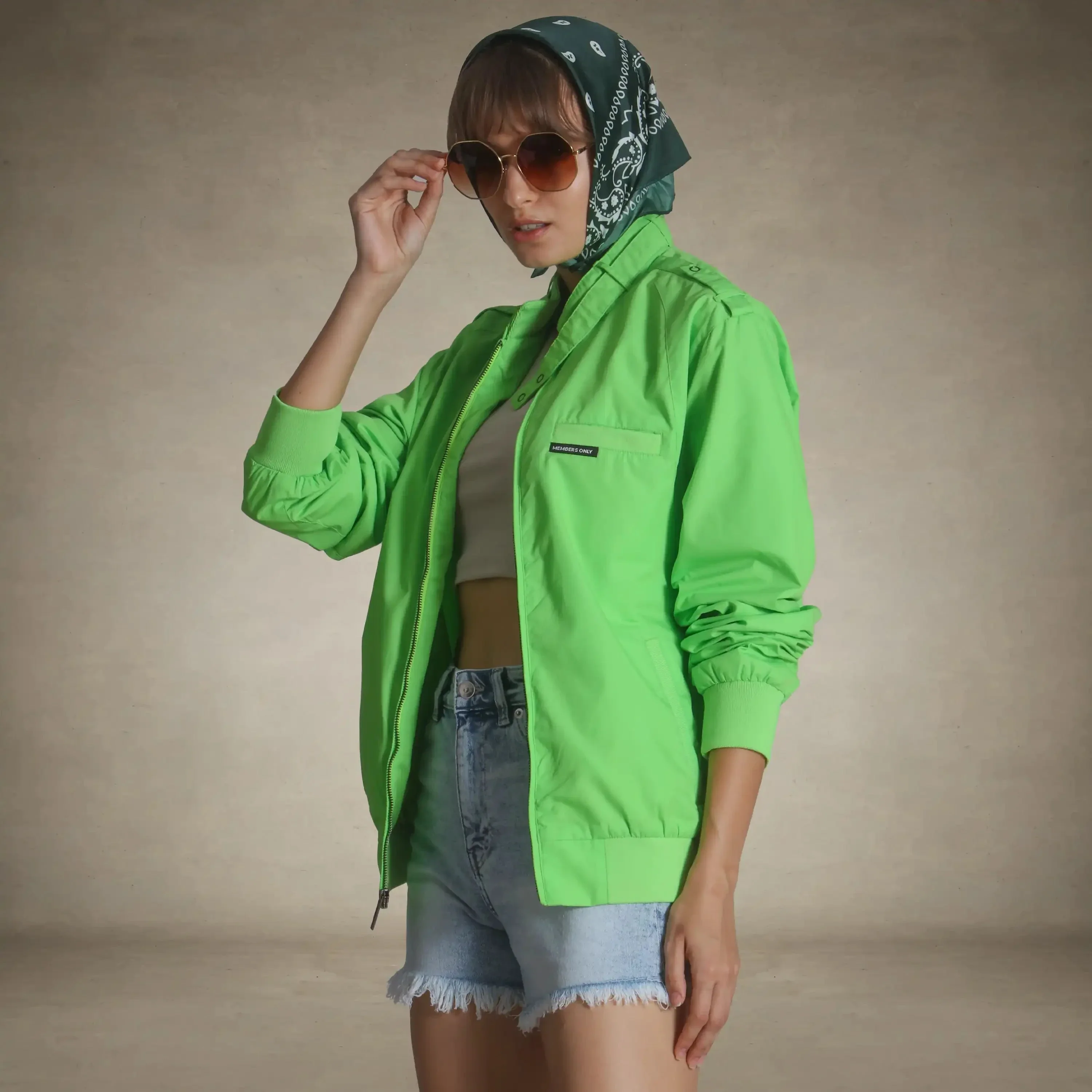 Women's Classic Iconic Racer Oversized Jacket - Image 56