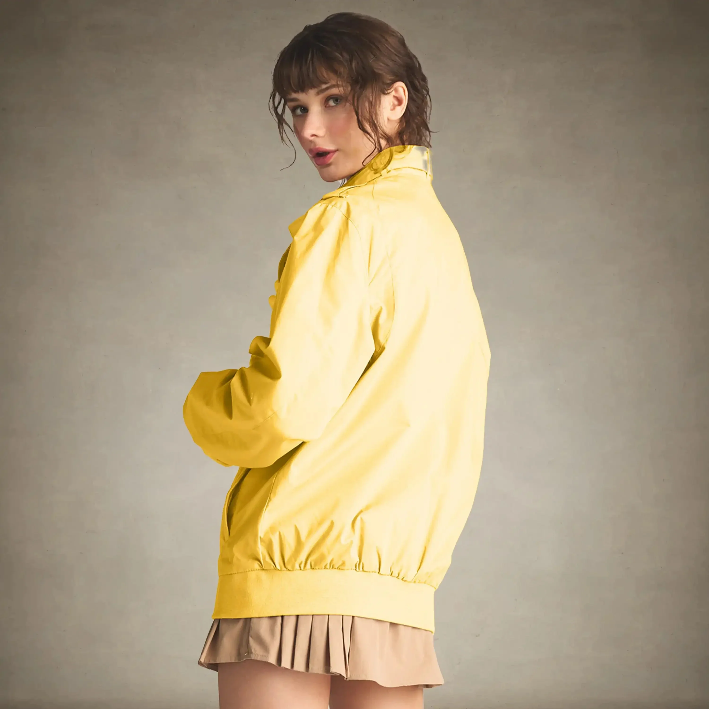 Women's Classic Iconic Racer Oversized Jacket - Image 90