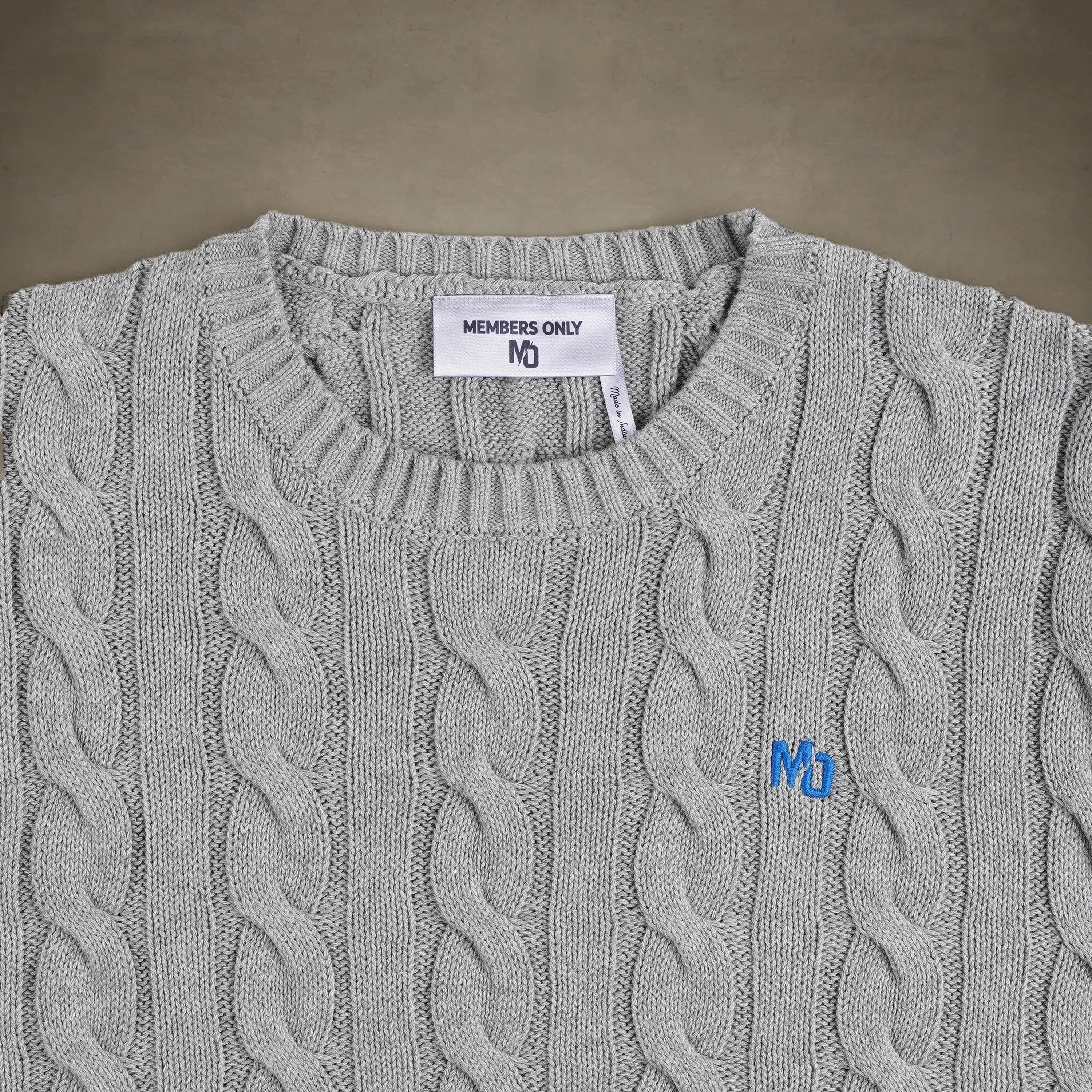 Women's Crew Neck Cable Sweater - Image 17