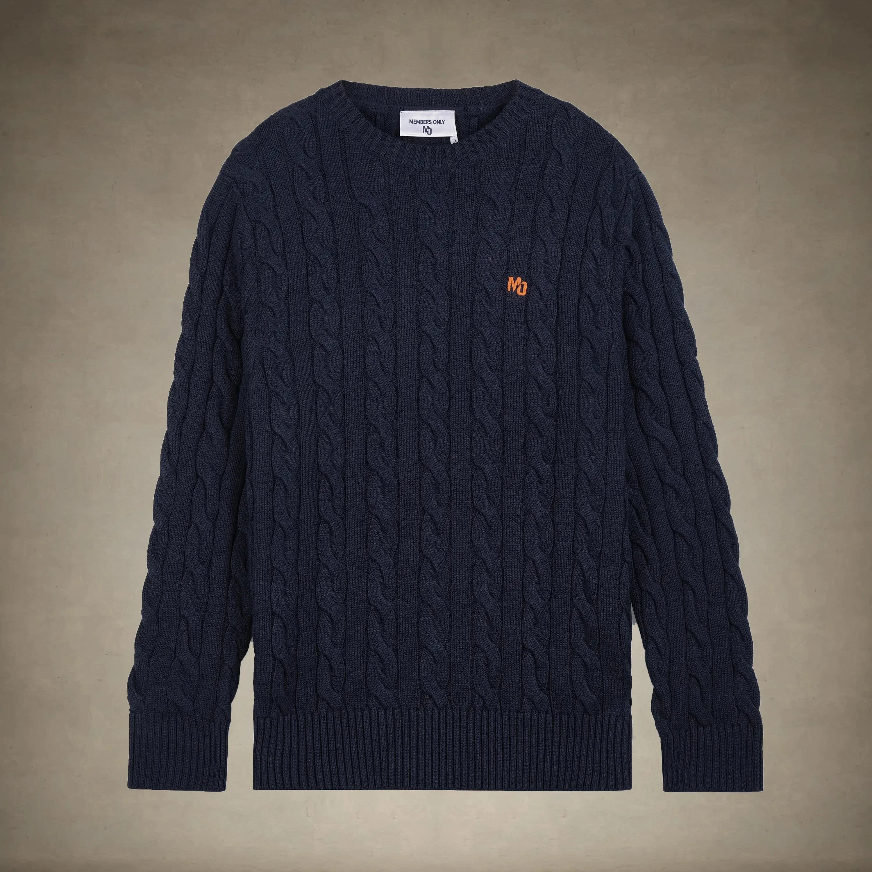 Women's Crew Neck Cable Sweater - Image 4