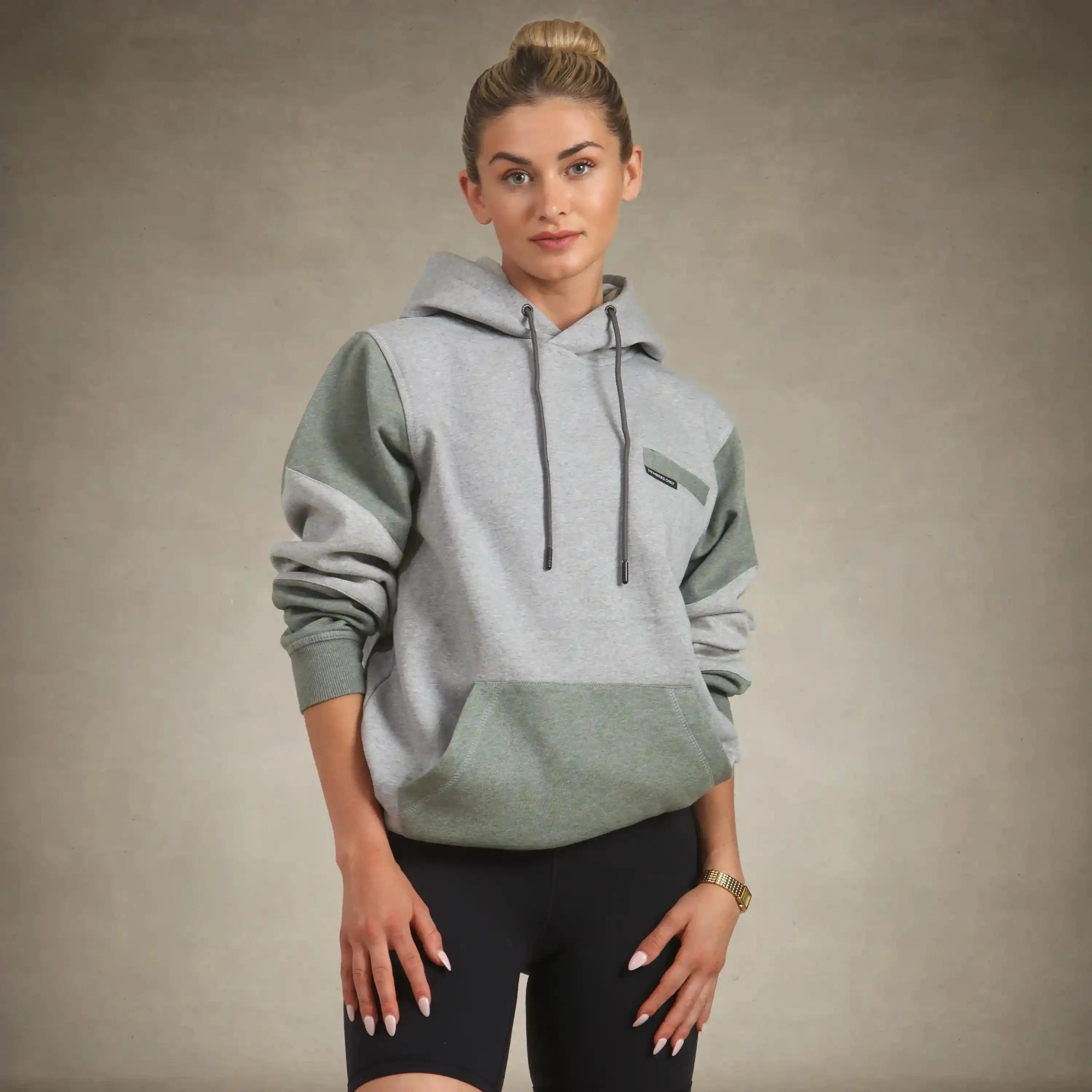 Women's Drew Colorblock Oversized  Hooded Sweatshirt - Image 12