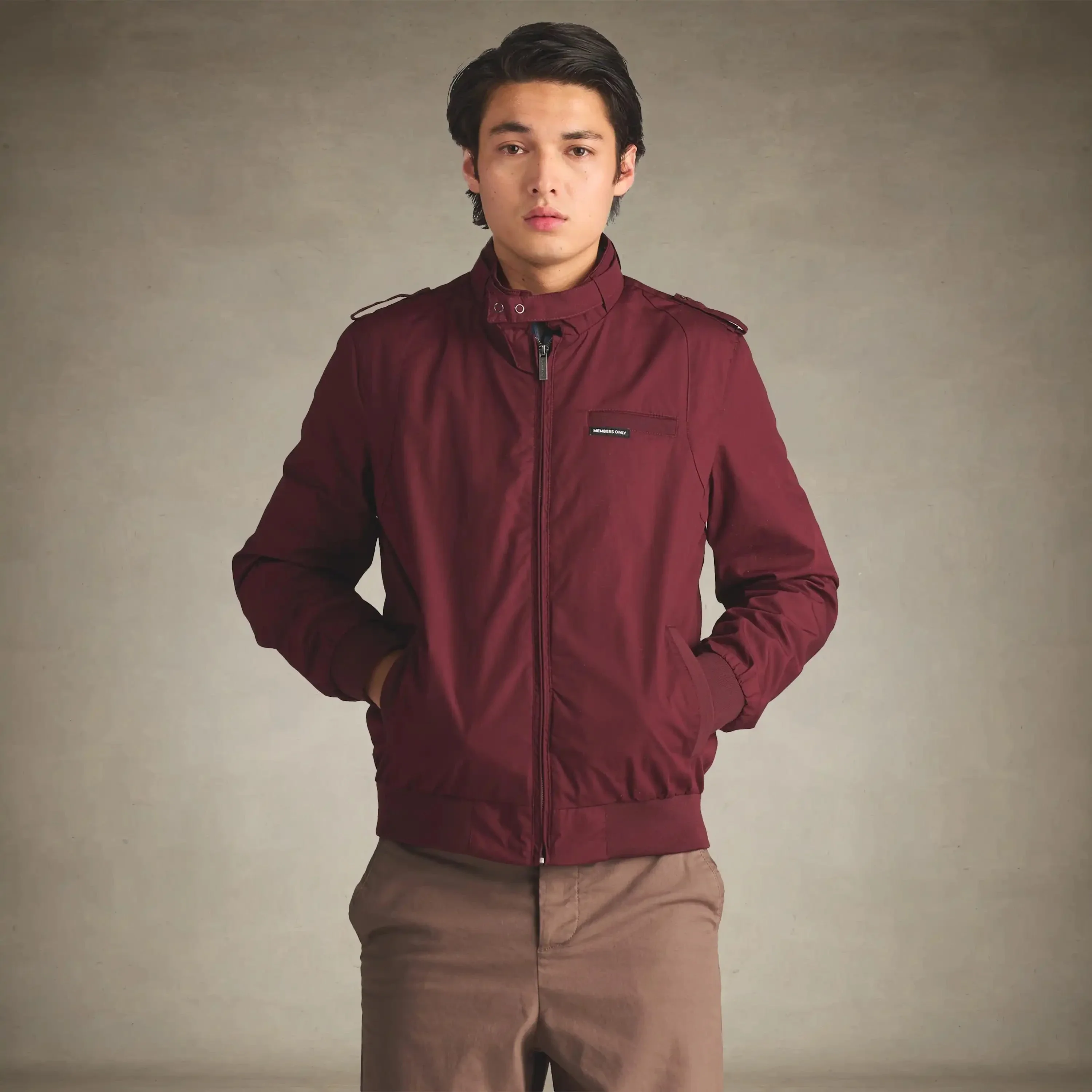 Men's Iconic Racer Quilted Lining Jacket - Image 21